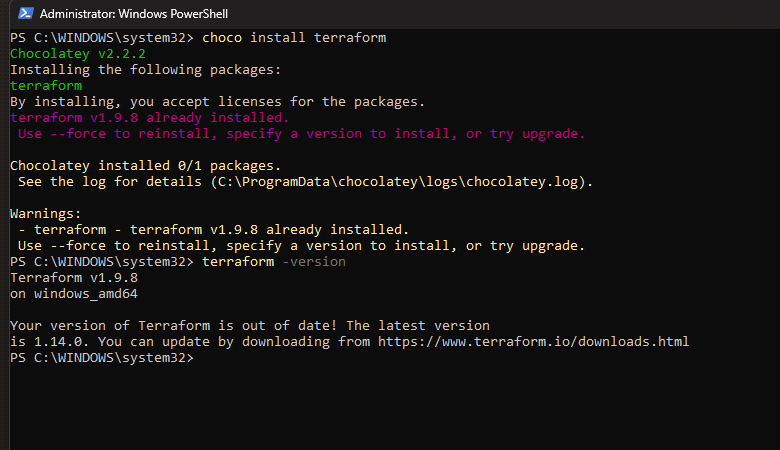 2 check terraform verison.png